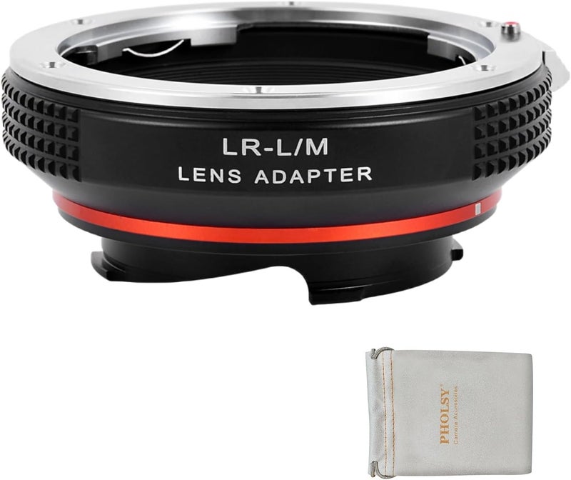 PHOLSY Lens Mount Adapter with 6-Bit Coding Compatible with Leica R Lens to Leica M Mount Camera Body Compatible with Leica R to Leica M - Image 1
